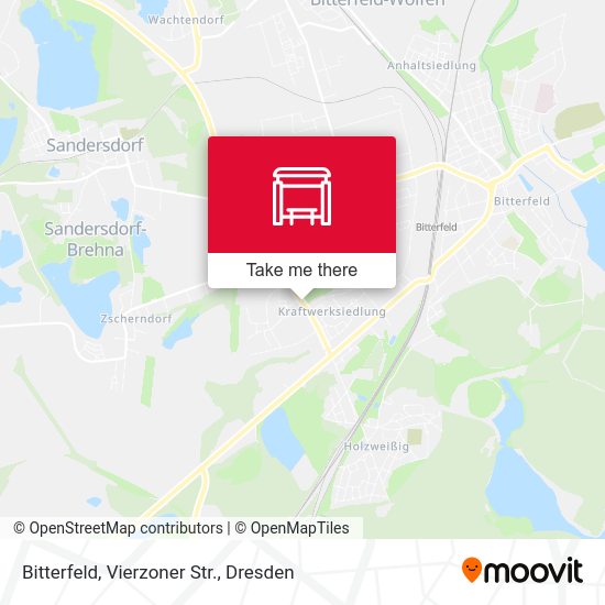 Карта Bitterfeld, Vierzoner Str.