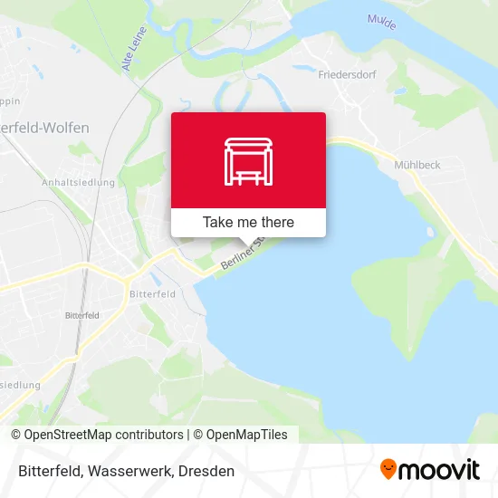 Карта Bitterfeld, Wasserwerk