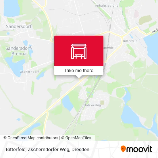 Карта Bitterfeld, Zscherndorfer Weg