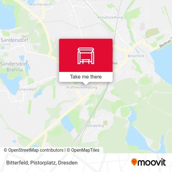 Карта Bitterfeld, Pistorplatz