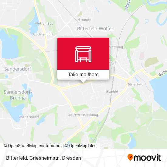 Карта Bitterfeld, Griesheimstr.