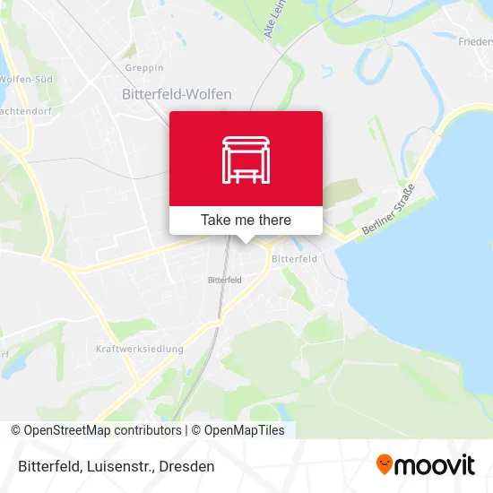Карта Bitterfeld, Luisenstr.
