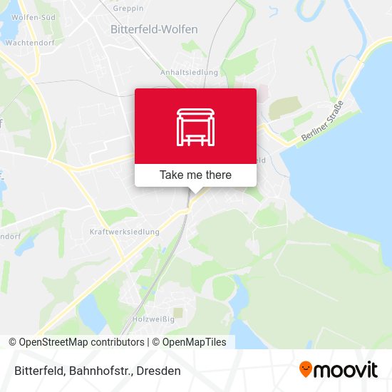 Карта Bitterfeld, Bahnhofstr.