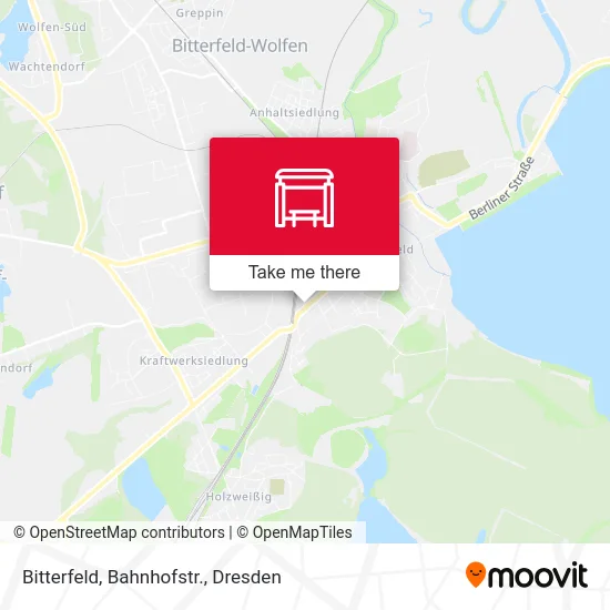 Карта Bitterfeld, Bahnhofstr.