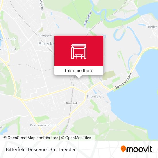 Карта Bitterfeld, Dessauer Str.