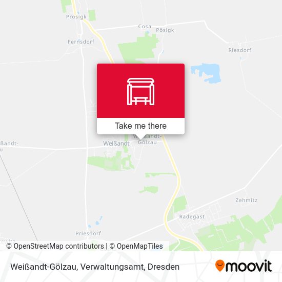 Карта Weißandt-Gölzau, Verwaltungsamt