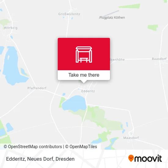 Карта Edderitz, Neues Dorf