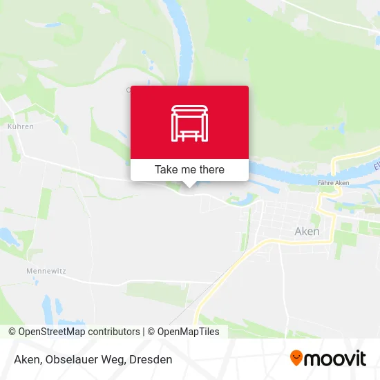 Карта Aken, Obselauer Weg