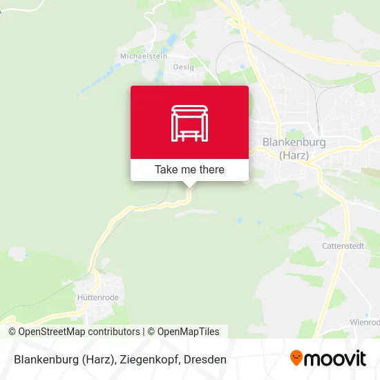 Карта Blankenburg (Harz), Ziegenkopf
