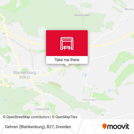 Карта Gehren (Blankenburg), B27