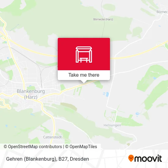 Карта Gehren (Blankenburg), B27