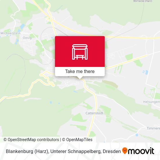 Карта Blankenburg (Harz), Unterer Schnappelberg