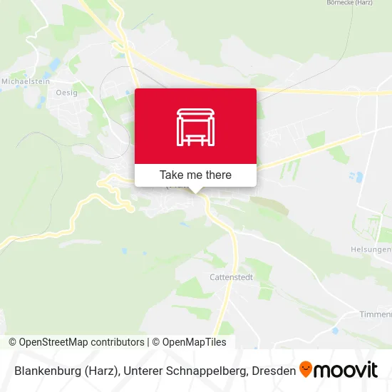 Карта Blankenburg (Harz), Unterer Schnappelberg