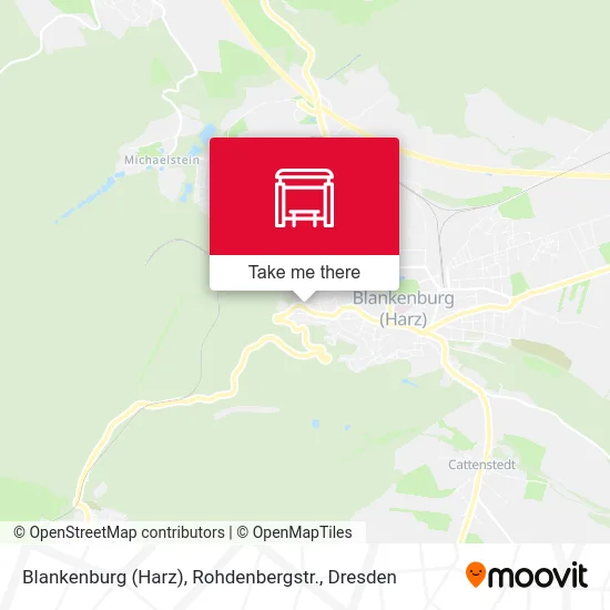 Карта Blankenburg (Harz), Rohdenbergstr.