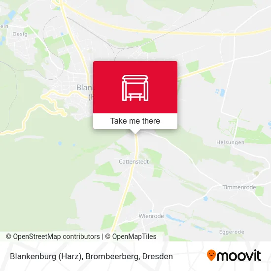 Карта Blankenburg (Harz), Brombeerberg