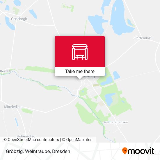 Карта Gröbzig, Weintraube