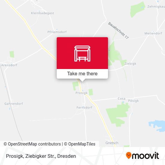 Карта Prosigk, Ziebigker Str.