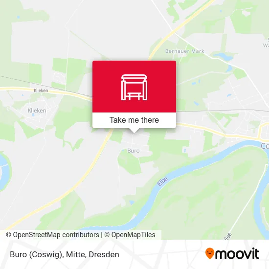 Buro (Coswig), Mitte map