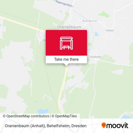 Карта Oranienbaum (Anhalt), Behelfsheim