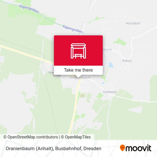 Карта Oranienbaum (Anhalt), Busbahnhof