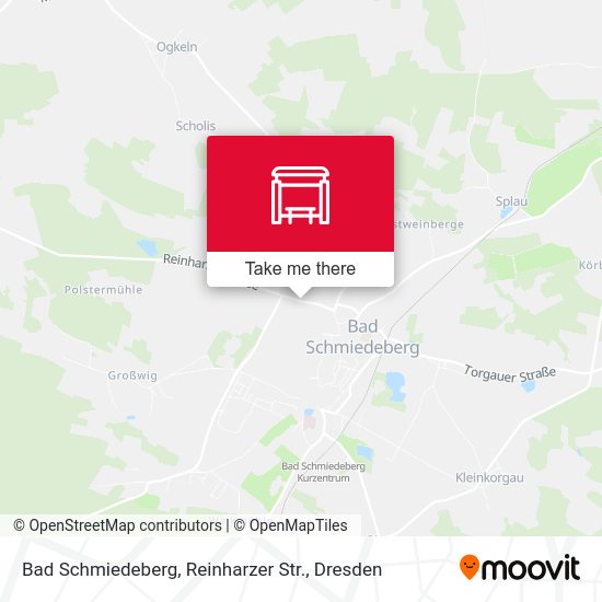 Карта Bad Schmiedeberg, Reinharzer Str.
