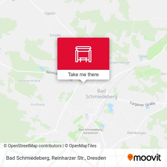 Карта Bad Schmiedeberg, Reinharzer Str.