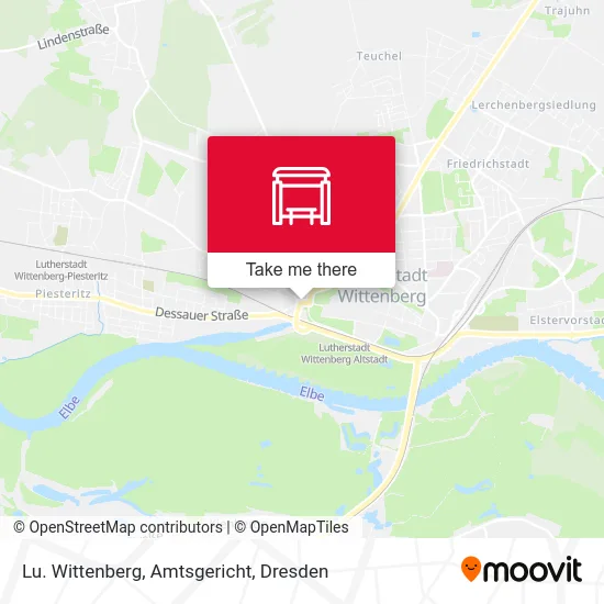 Карта Lu. Wittenberg, Amtsgericht