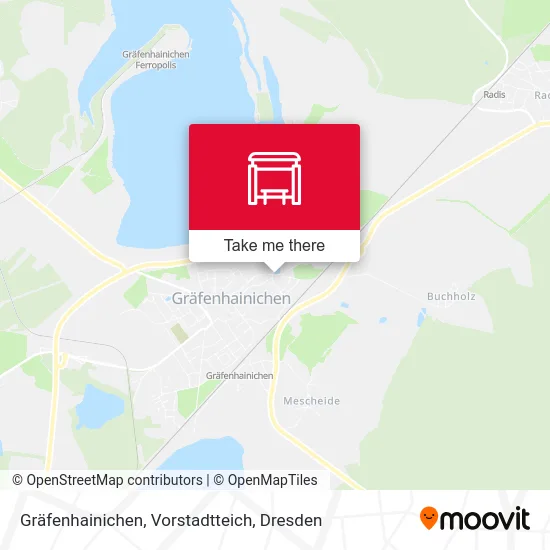 Карта Gräfenhainichen, Vorstadtteich