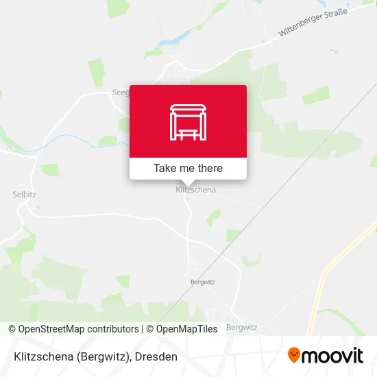 Карта Klitzschena (Bergwitz)