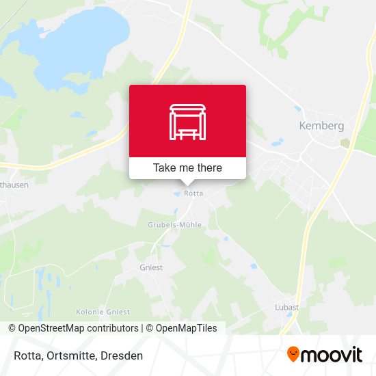 Карта Rotta, Ortsmitte