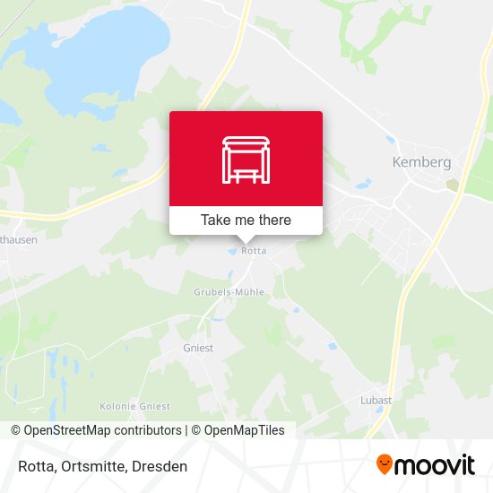 Карта Rotta, Ortsmitte