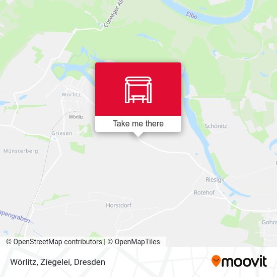 Карта Wörlitz, Ziegelei