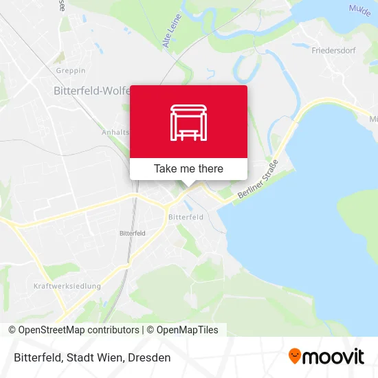 Карта Bitterfeld, Stadt Wien