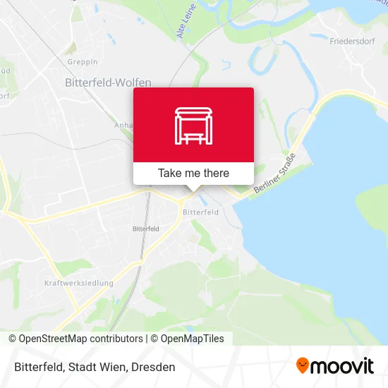 Карта Bitterfeld, Stadt Wien