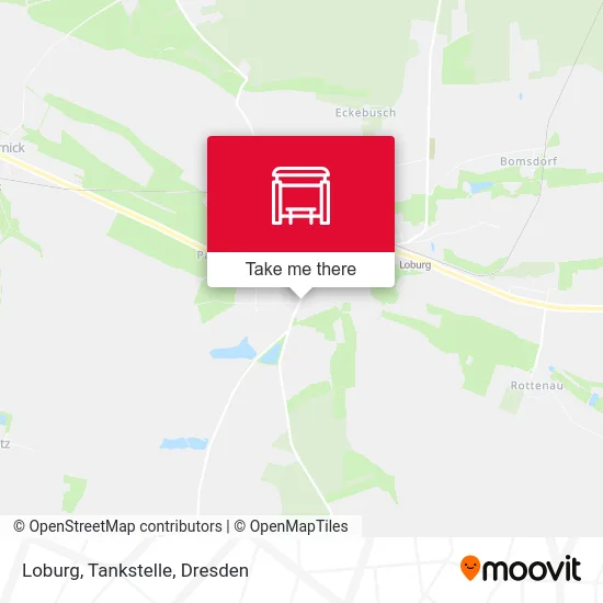 Карта Loburg, Tankstelle