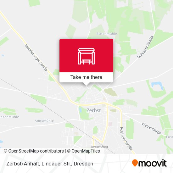 Карта Zerbst/Anhalt, Lindauer Str.