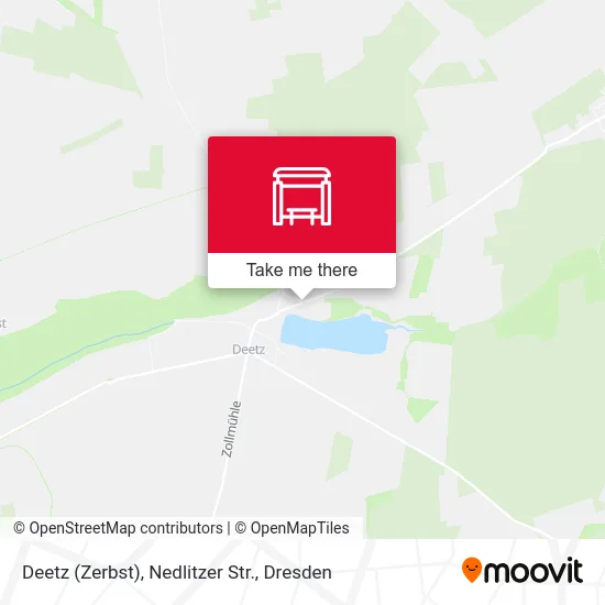 Карта Deetz (Zerbst), Nedlitzer Str.