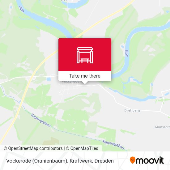 Карта Vockerode (Oranienbaum), Kraftwerk