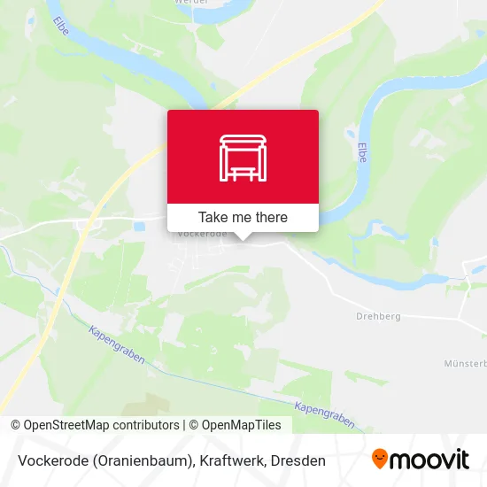 Карта Vockerode (Oranienbaum), Kraftwerk