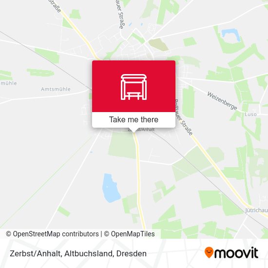 Карта Zerbst/Anhalt, Altbuchsland