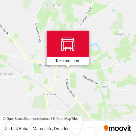 Карта Zerbst/Anhalt, Marcellstr.