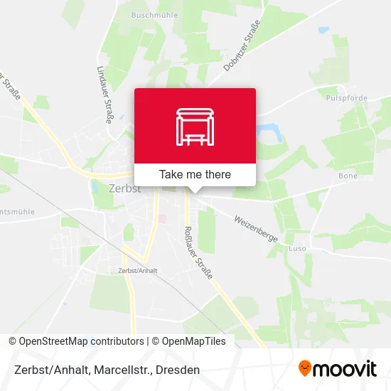 Карта Zerbst/Anhalt, Marcellstr.