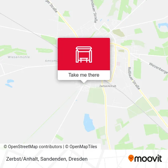 Карта Zerbst/Anhalt, Sandenden