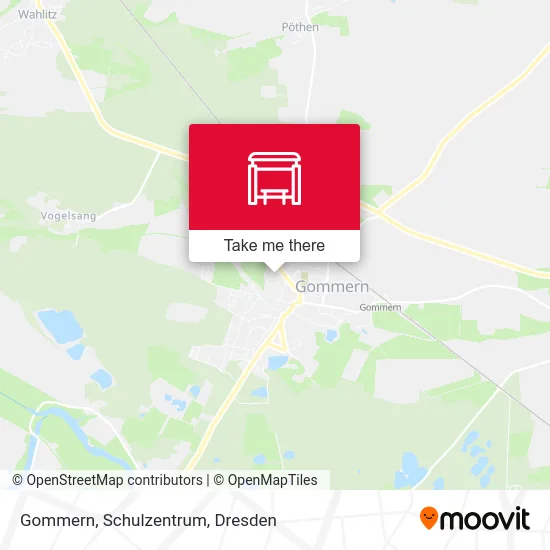 Карта Gommern, Schulzentrum
