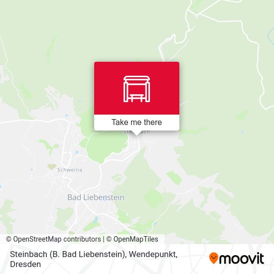 Карта Steinbach (B. Bad Liebenstein), Wendepunkt
