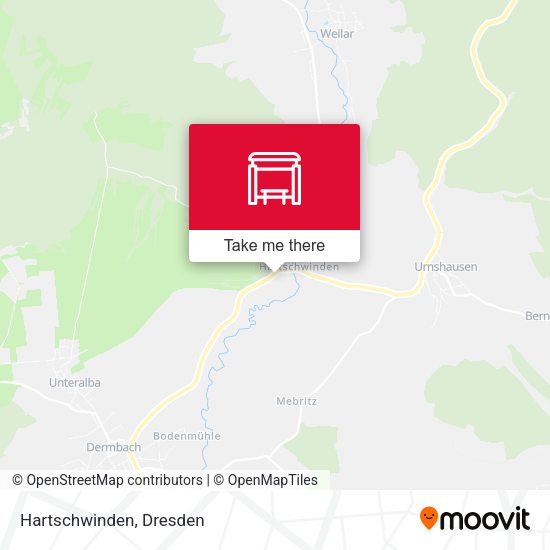 Карта Hartschwinden