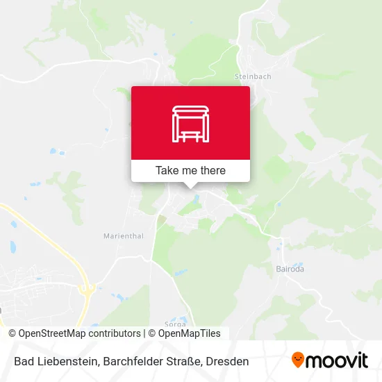 Карта Bad Liebenstein, Barchfelder Straße