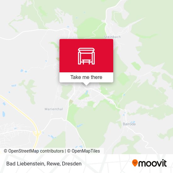 Карта Bad Liebenstein, Rewe
