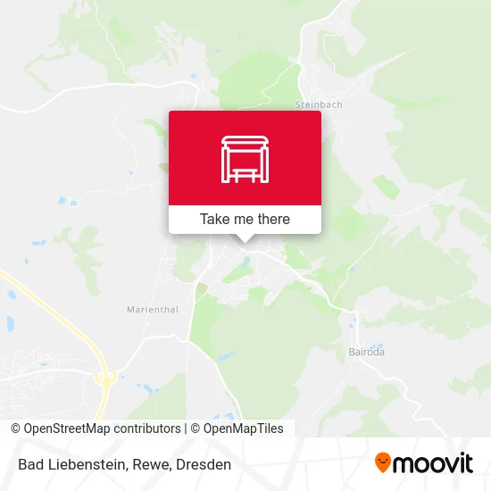 Карта Bad Liebenstein, Rewe