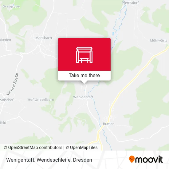 Карта Wenigentaft, Wendeschleife